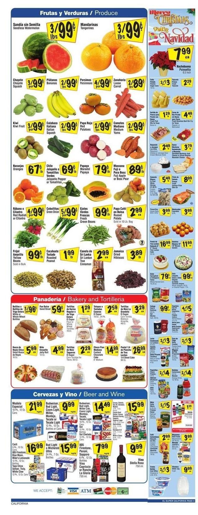 El Super (CA, NM, NV, TX) Weekly Ad Flyer December 22 to December 29