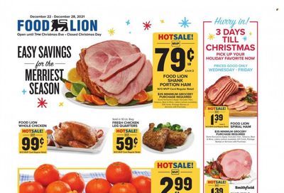 Food Lion (SC) Weekly Ad Flyer December 22 to December 29