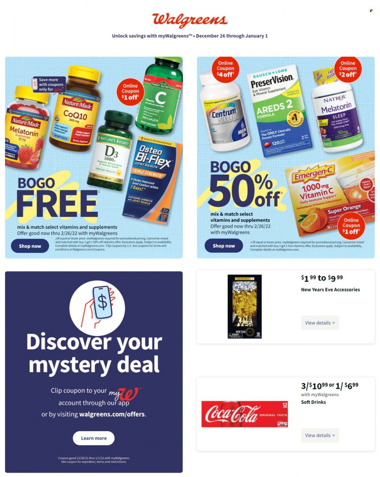 Walgreens Weekly Ad Flyer December 22 to December 29