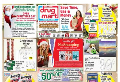 Discount Drug Mart (OH) Weekly Ad Flyer December 22 to December 29
