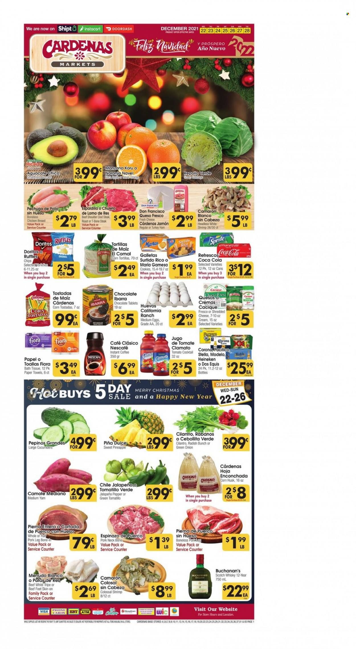 Cardenas (CA, NV) Weekly Ad Flyer December 22 to December 29