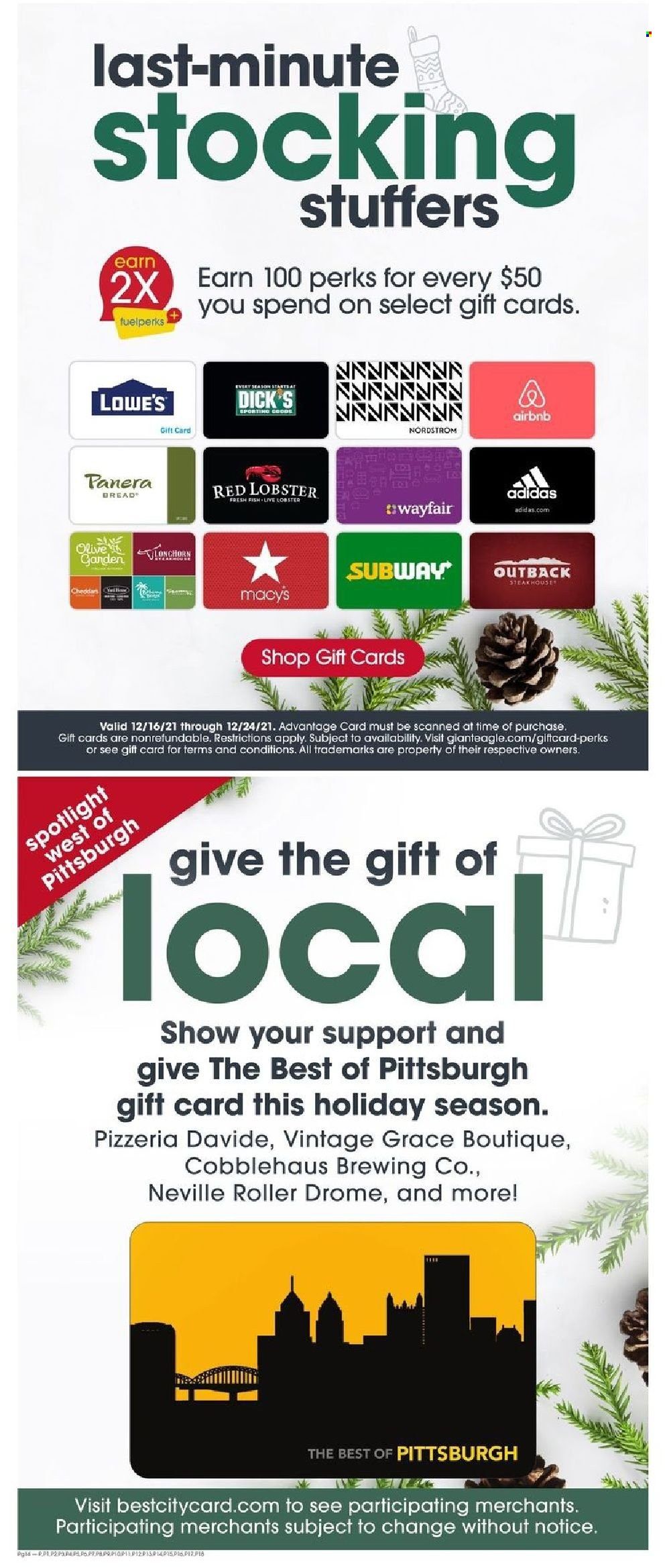 Giant Eagle (OH, PA) Weekly Ad Flyer December 22 to December 29