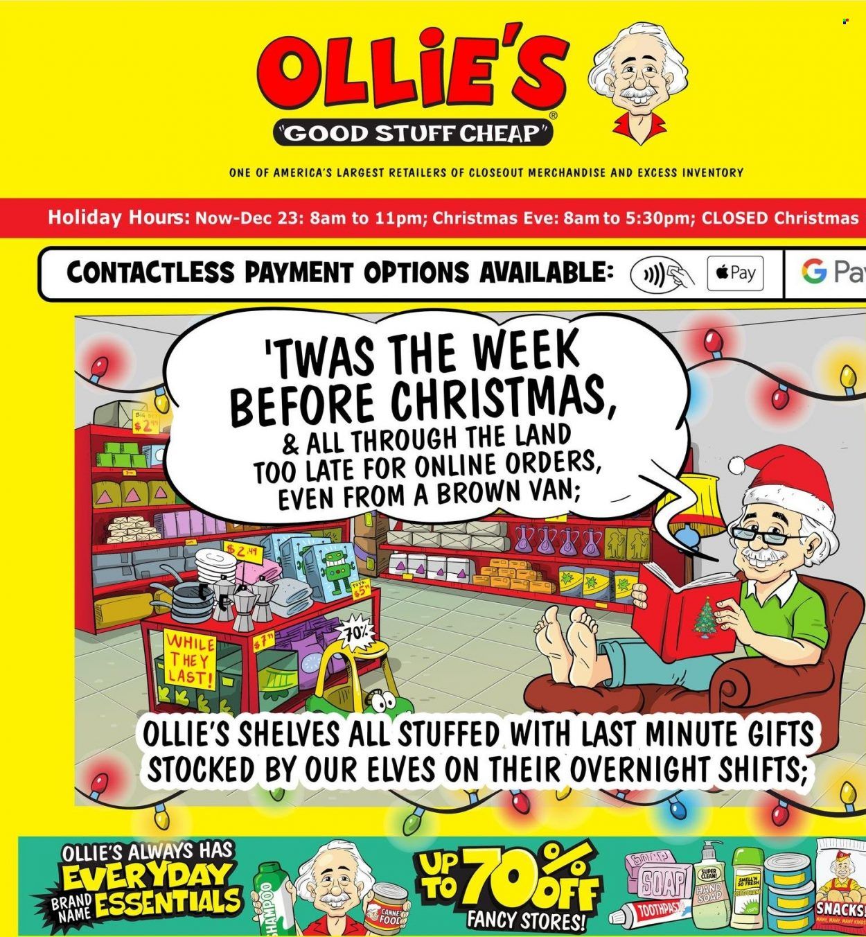 Ollie's Bargain Outlet Weekly Ad Flyer December 22 to December 29