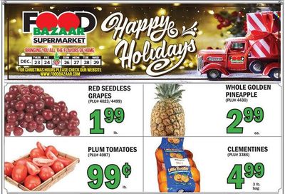 Food Bazaar (CT, NJ, NY) Weekly Ad Flyer December 24 to December 31