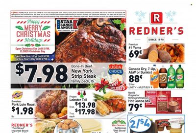 Redner's Markets (DE, MD, PA) Weekly Ad Flyer December 24 to December 31