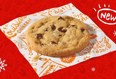 New Chocolate Chip Cookies Now Available at Popeyes Chicken