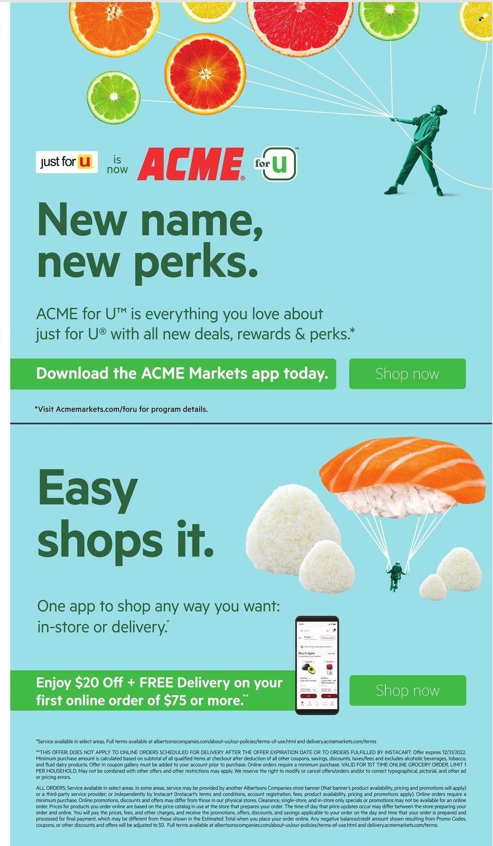 ACME (DE, NJ, NY, PA) Weekly Ad Flyer December 24 to December 31