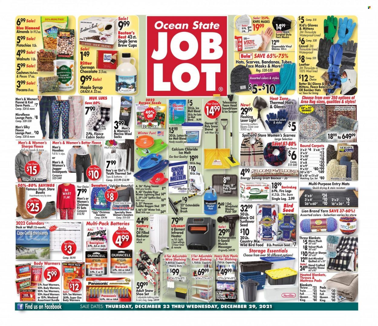 Ocean State Job Lot (CT, MA, ME, NH, NJ, NY, RI) Weekly Ad Flyer December 24 to December 31