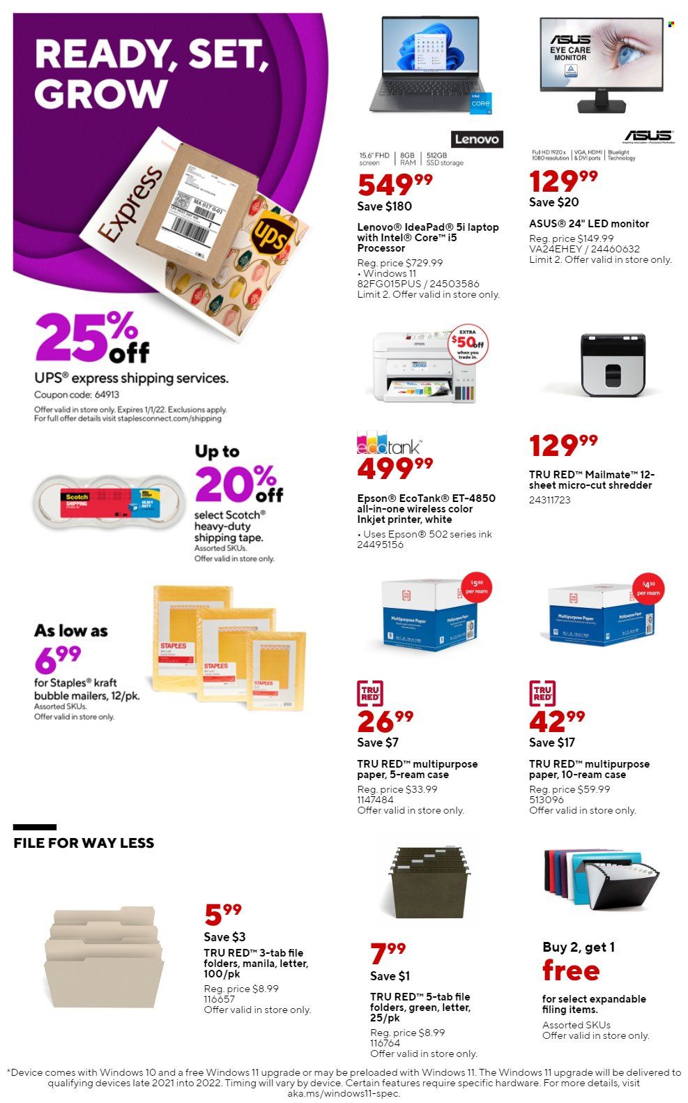 Staples Weekly Ad Flyer December 24 to December 31