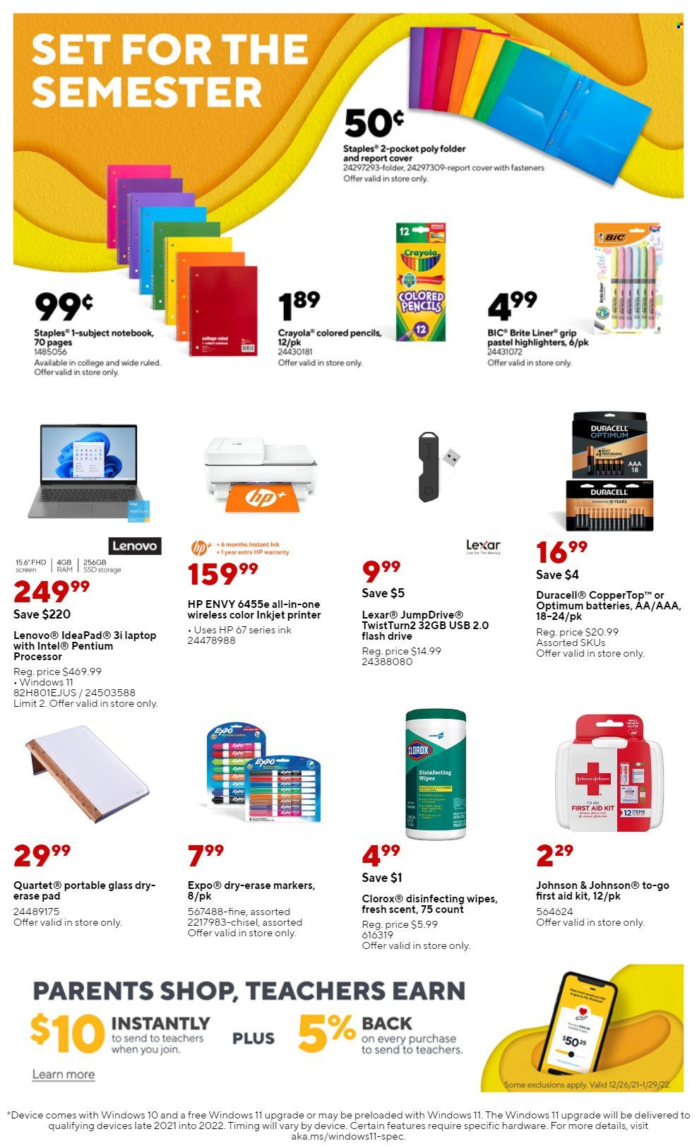 Staples Weekly Ad Flyer December 24 to December 31