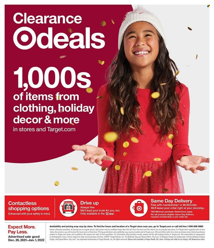 Target Weekly Ad Flyer December 25 to January 1
