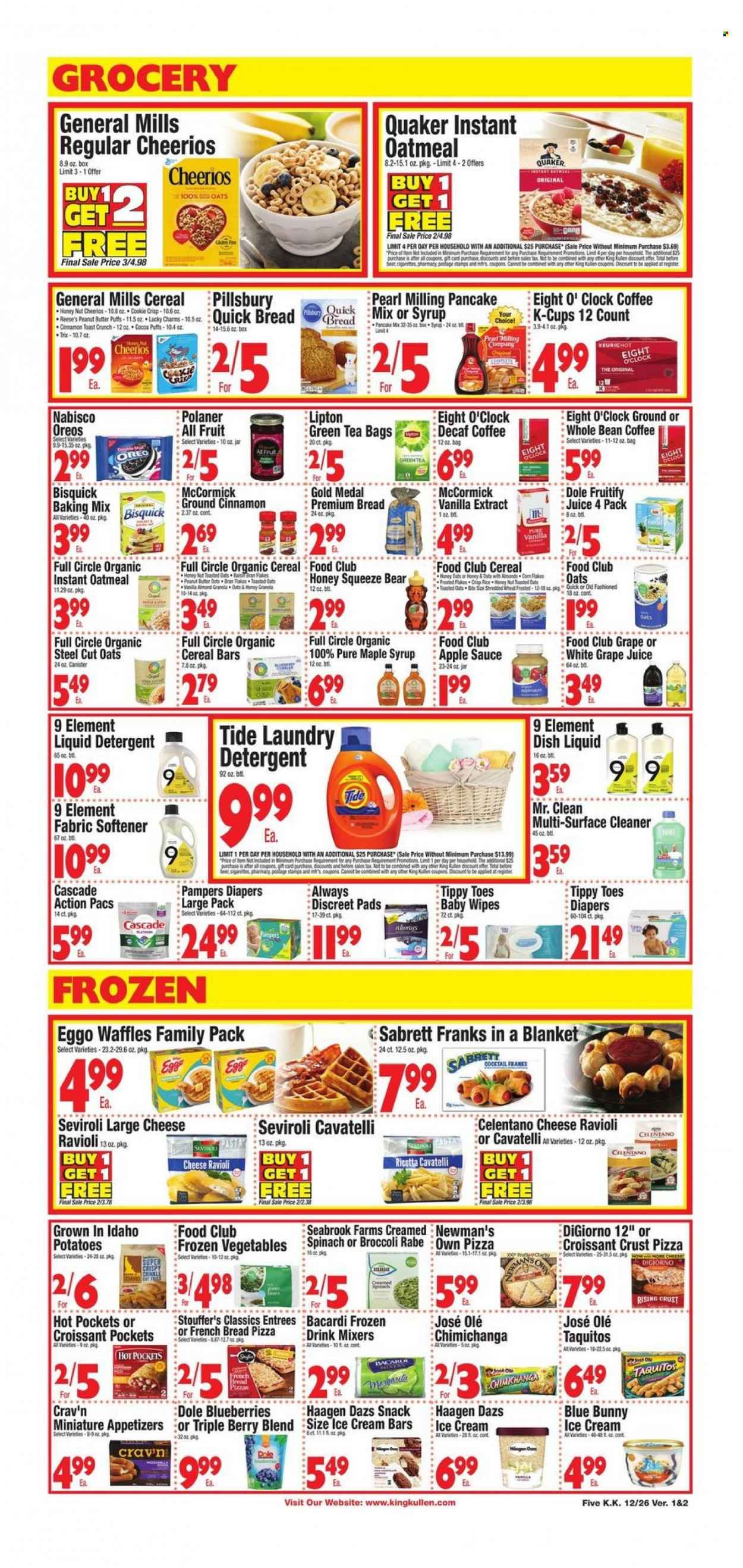 King Kullen (NY) Weekly Ad Flyer December 25 to January 1