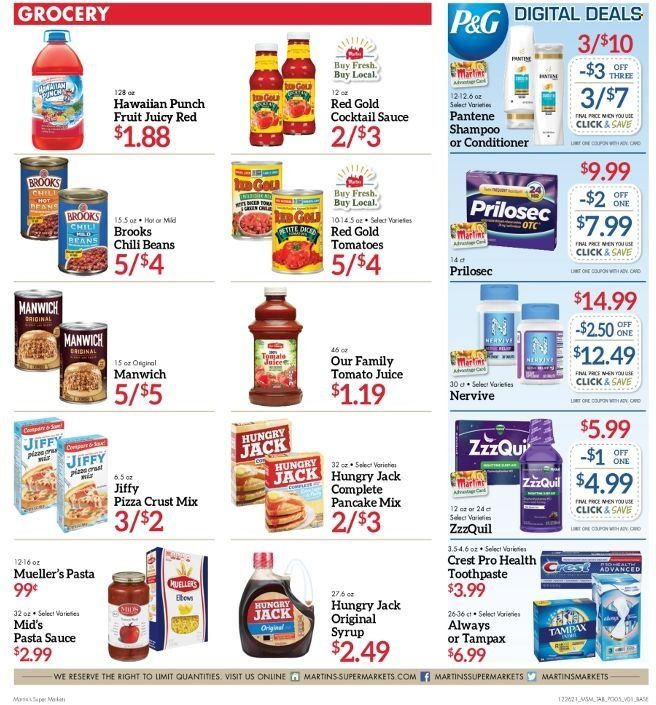 Martin’s (IN, MI) Weekly Ad Flyer December 25 to January 1
