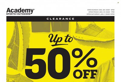 Academy Sports (AL, AR, GA, LA, MO, NC, SC, TN, TX) Weekly Ad Flyer December 26 to January 2