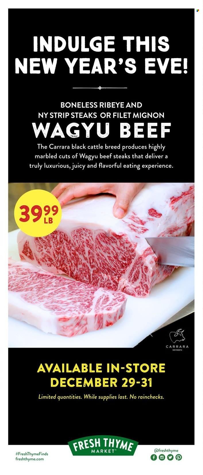 Fresh Thyme Weekly Ad Flyer December 26 to January 2