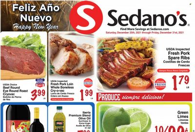 Sedano's (FL) Weekly Ad Flyer December 26 to January 2