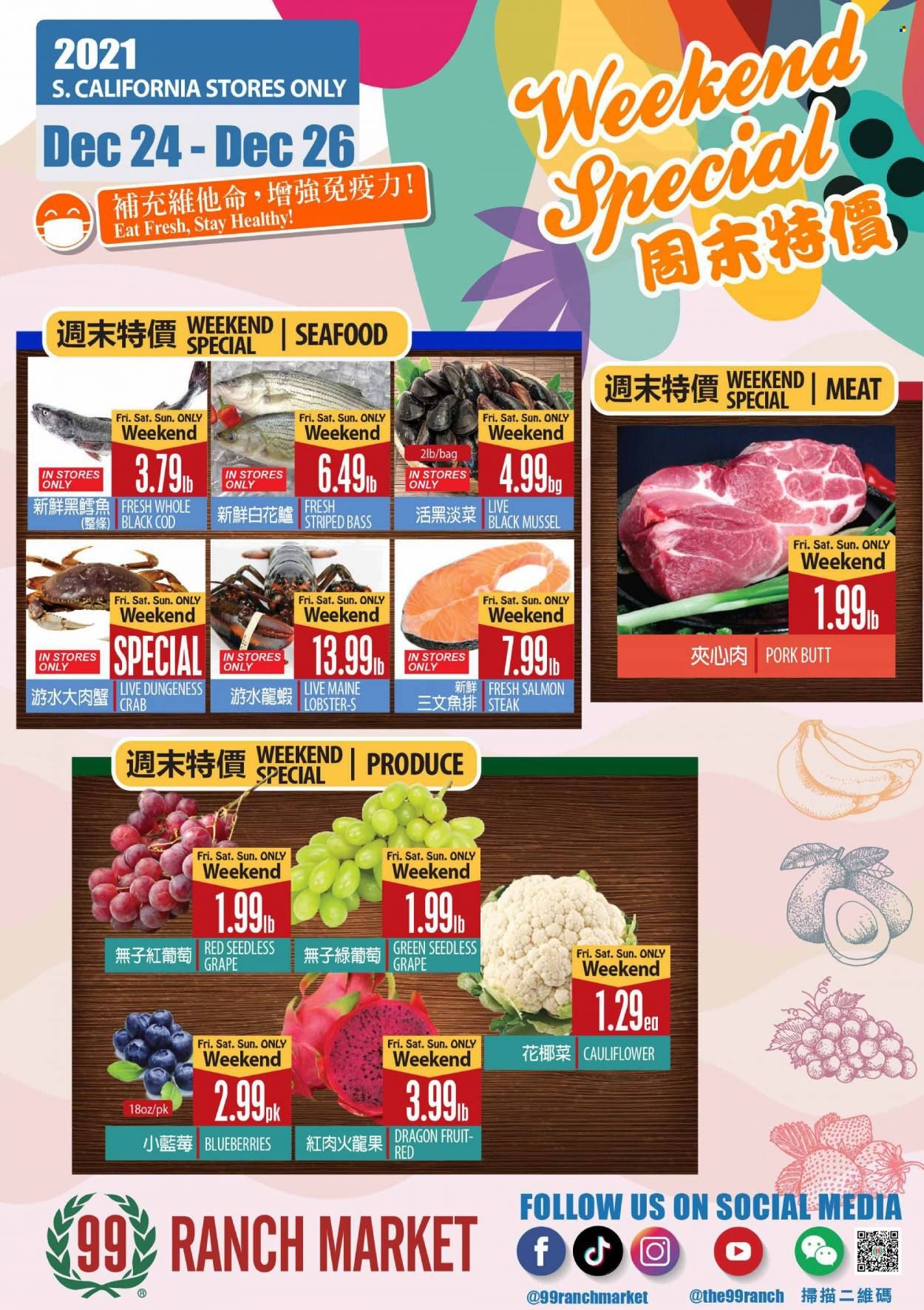 99 Ranch Market (CA) Weekly Ad Flyer December 26 to January 2