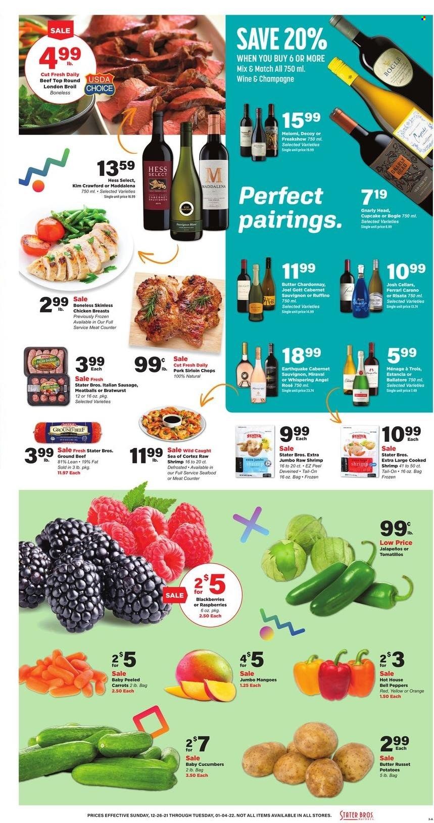 Stater Bros. (CA) Weekly Ad Flyer December 26 to January 2