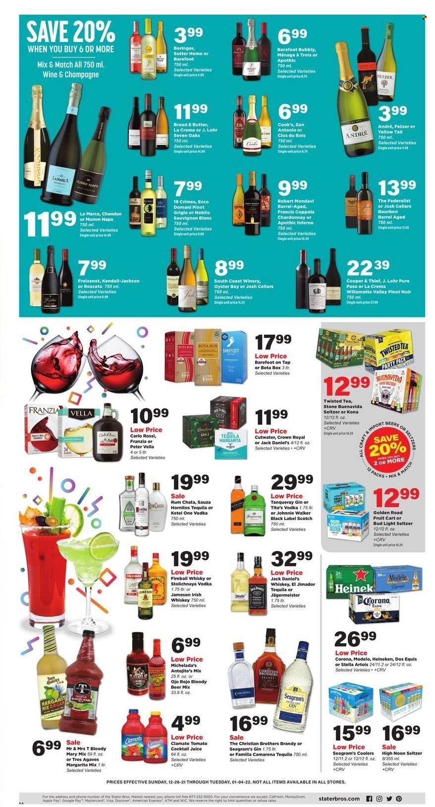 Stater Bros. (CA) Weekly Ad Flyer December 26 to January 2
