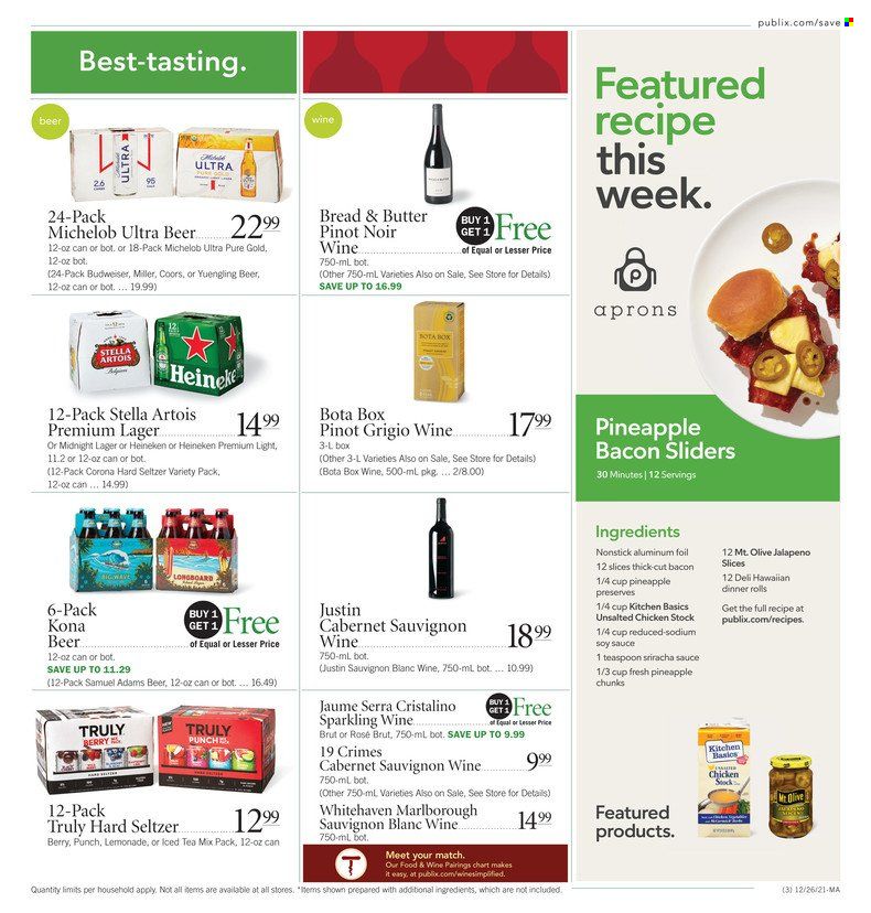 Publix (AL, FL, GA, NC, SC, TN) Weekly Ad Flyer December 26 to January 2