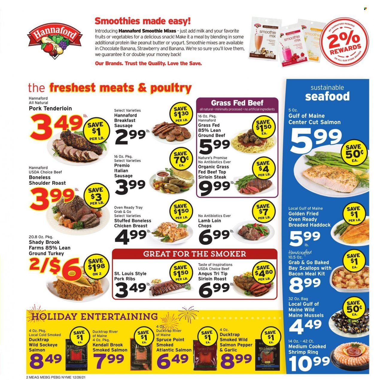 Hannaford (ME) Weekly Ad Flyer December 26 to January 2