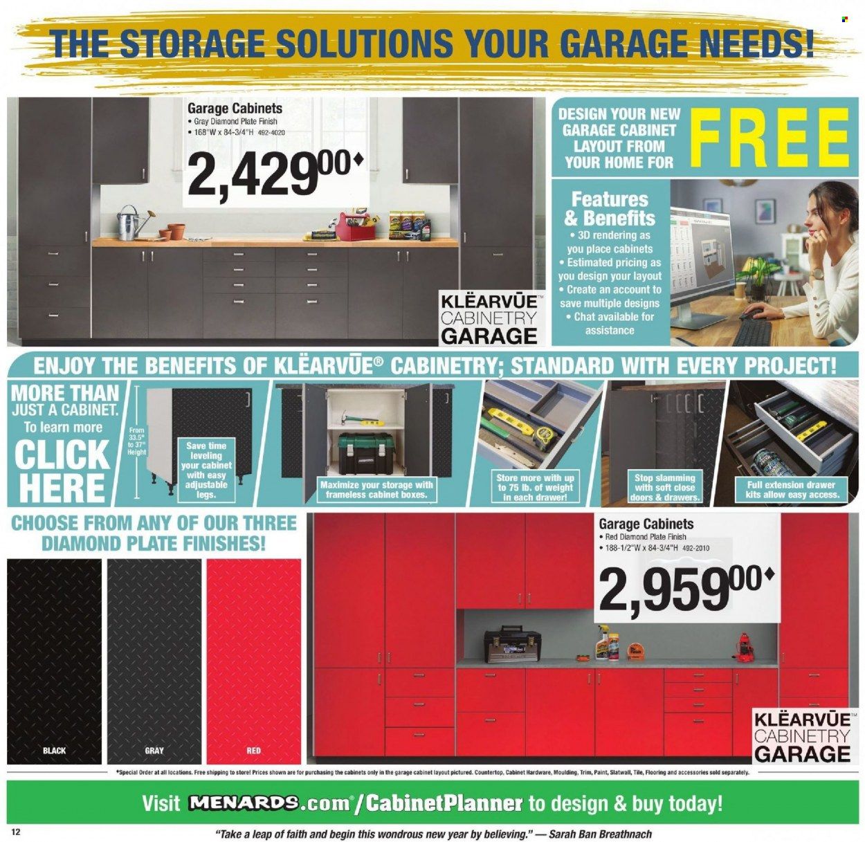Menards Weekly Ad Flyer December 27 to January 3