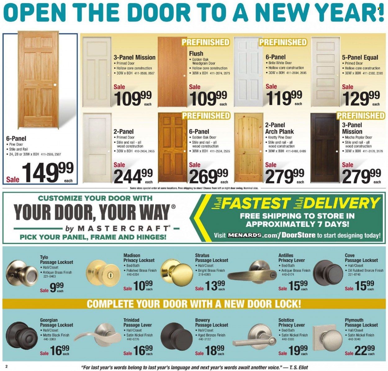 Menards Weekly Ad Flyer December 27 to January 3
