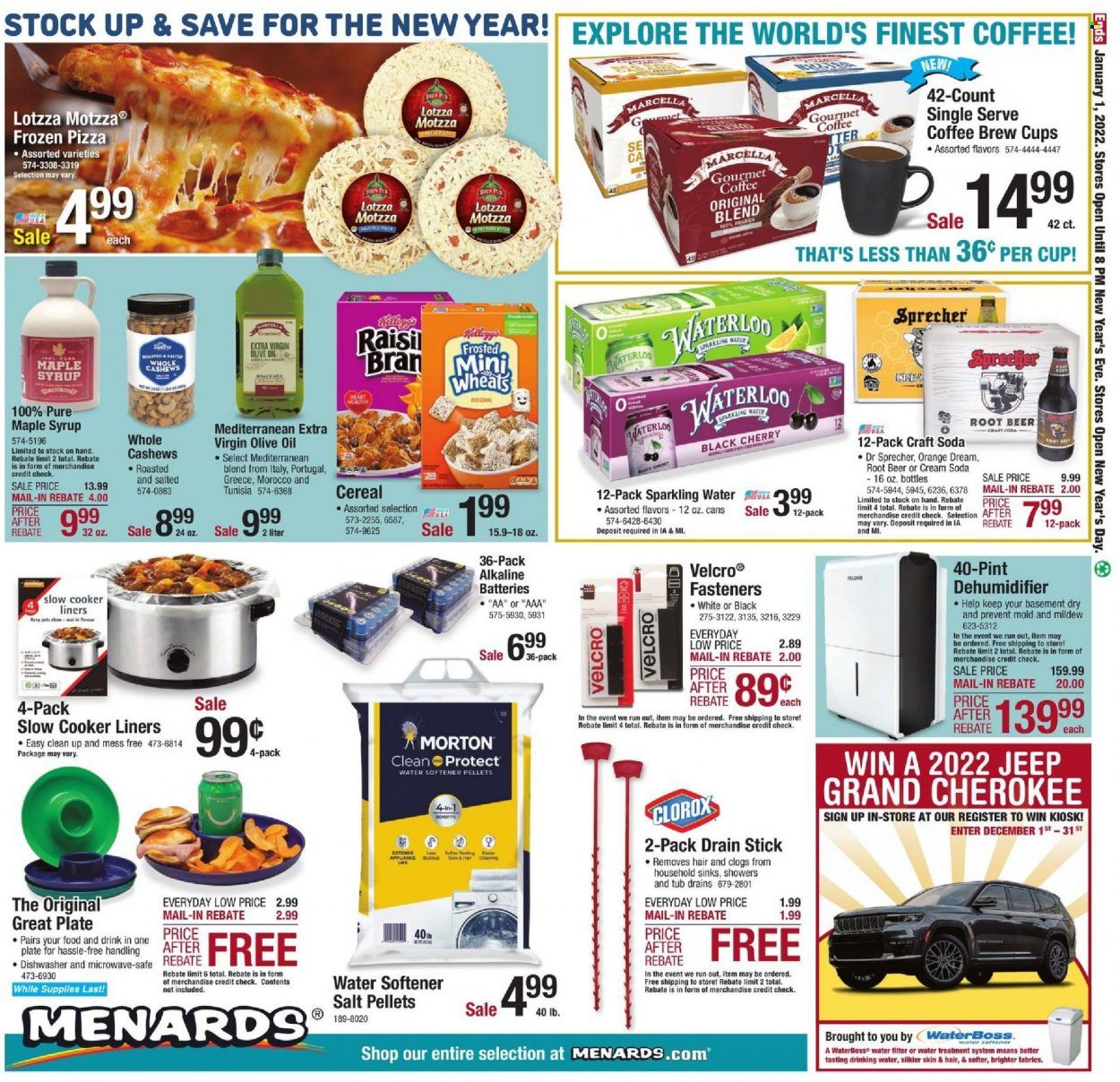 Menards Weekly Ad Flyer December 27 to January 3