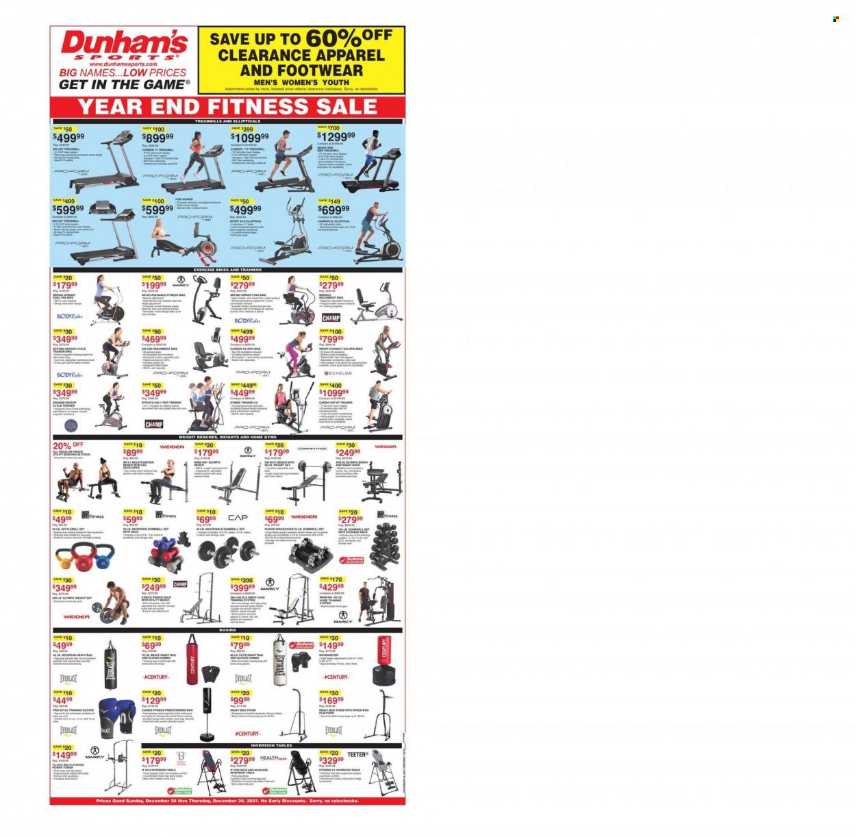 Dunham's Sports Weekly Ad Flyer December 27 to January 3