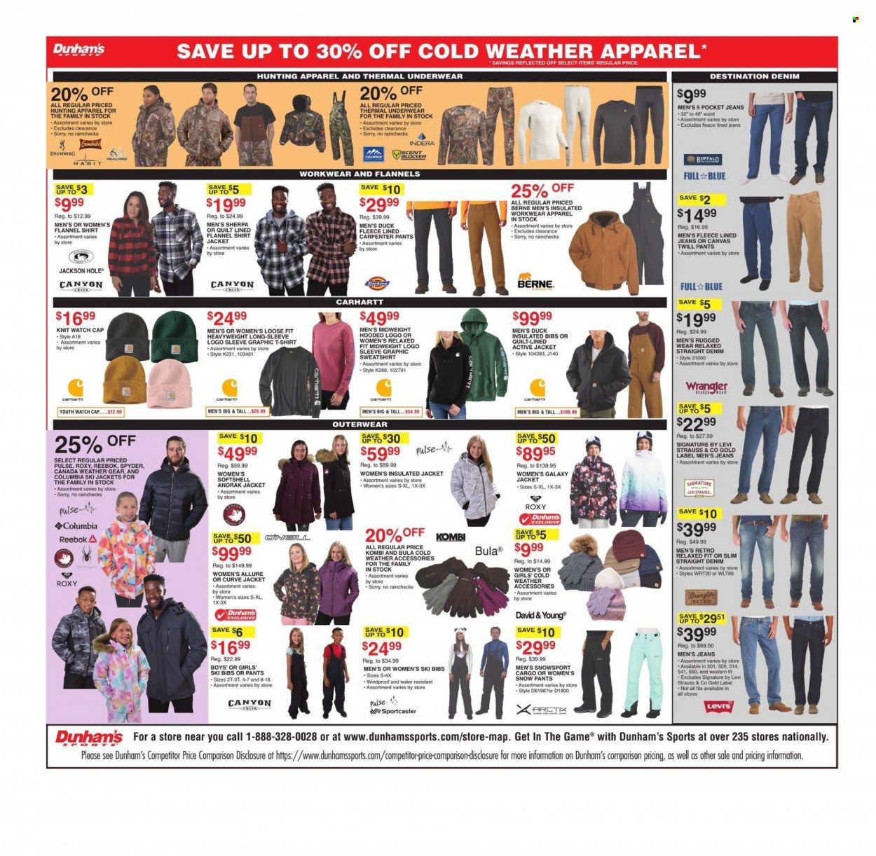 Dunham's Sports Weekly Ad Flyer December 27 to January 3