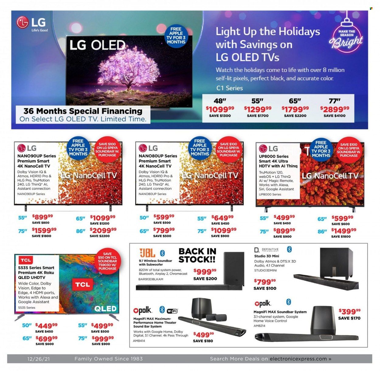 Electronic Express (AL, TN) Weekly Ad Flyer December 27 to January 3