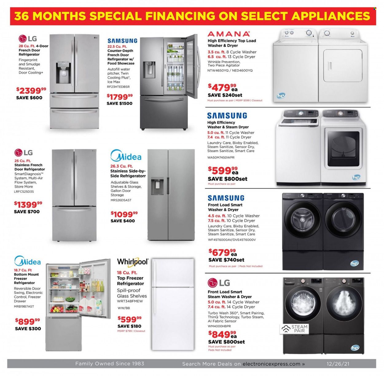 Electronic Express (AL, TN) Weekly Ad Flyer December 27 to January 3
