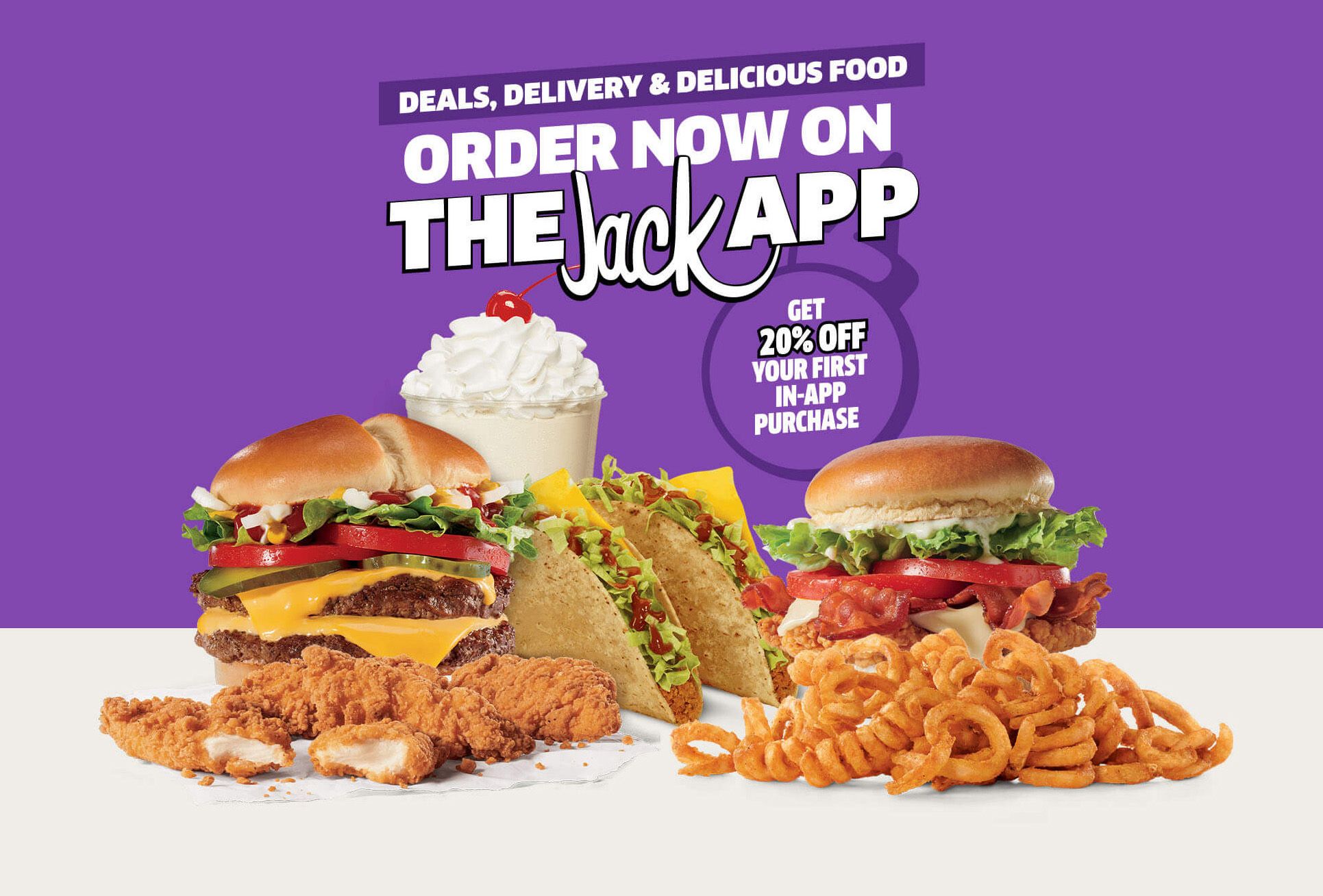 Save 20% Off Your First In-app Order at Jack In The Box with the Jack App Save 20% Off Your First In-app Order at Jack In The Box with the Jack App