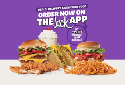 Save 20% Off Your First In-app Order at Jack In The Box with the Jack App 