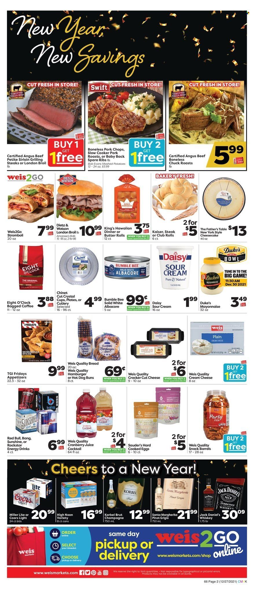 Weis (MD, NY, PA) Weekly Ad Flyer December 29 to January 5