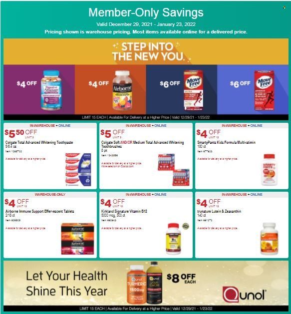 Costco Weekly Ad Flyer December 29 to January 5