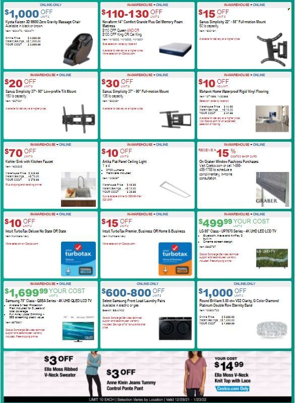 Costco Weekly Ad Flyer December 29 to January 5