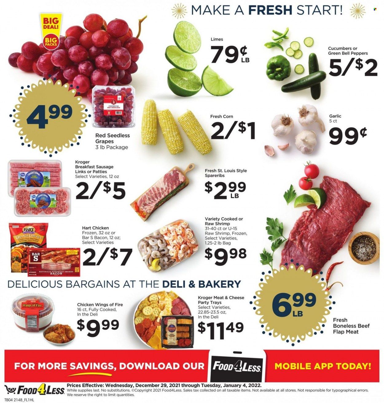 Food 4 Less (CA) Weekly Ad Flyer December 29 to January 5