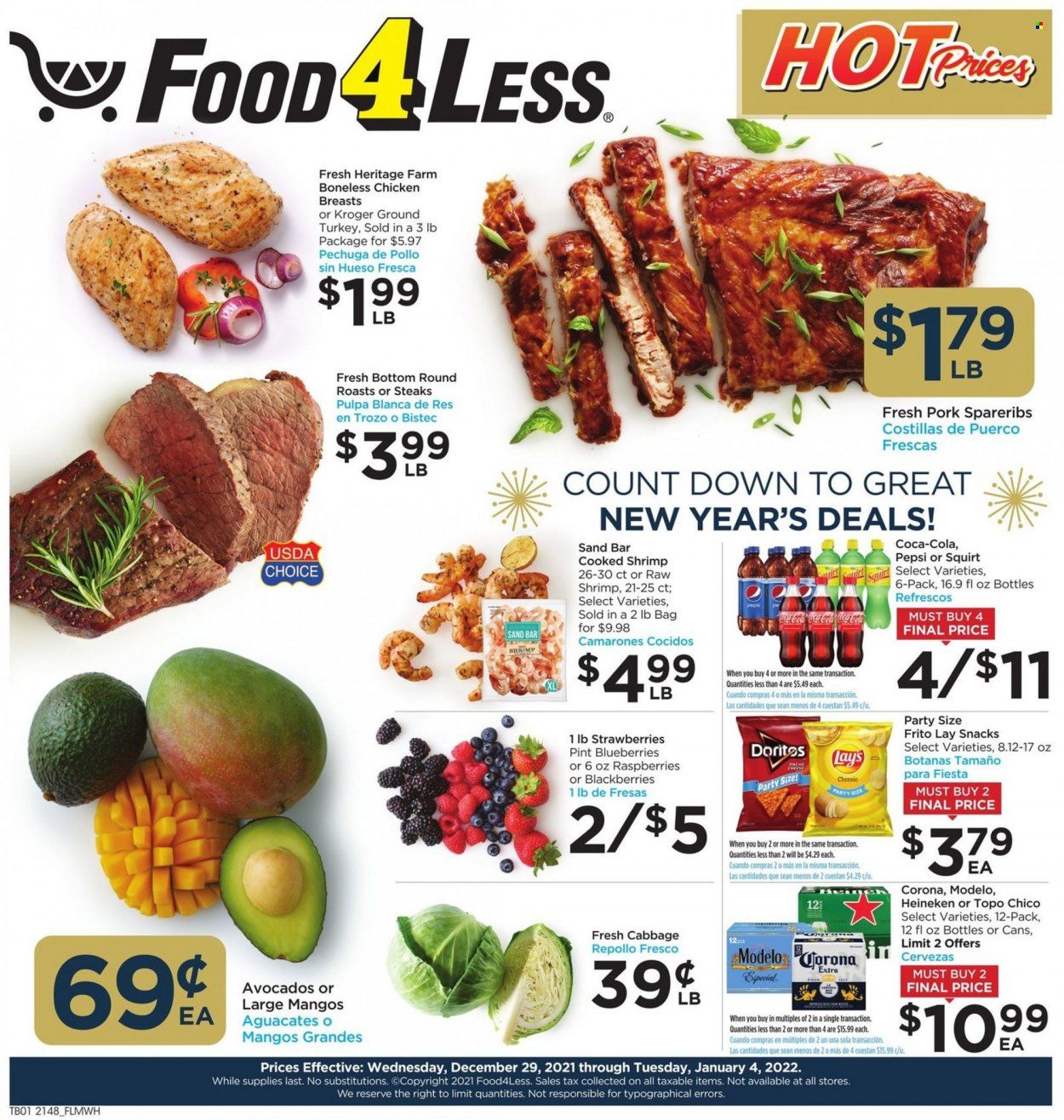 Food 4 Less (IL) Weekly Ad Flyer December 29 to January 5