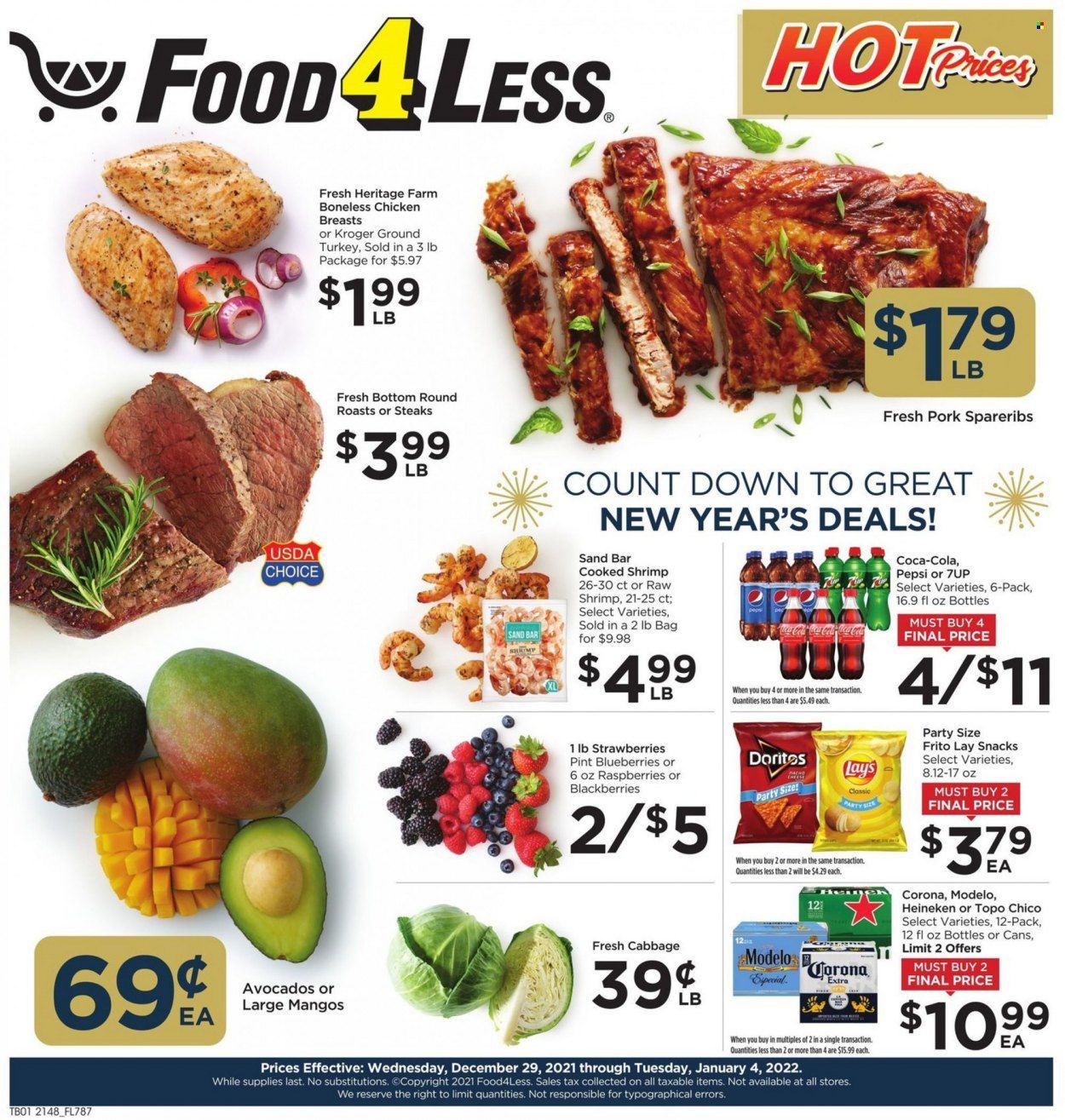 Food 4 Less (IN) Weekly Ad Flyer December 29 to January 5