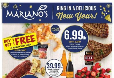 Mariano’s (IL) Weekly Ad Flyer December 29 to January 5