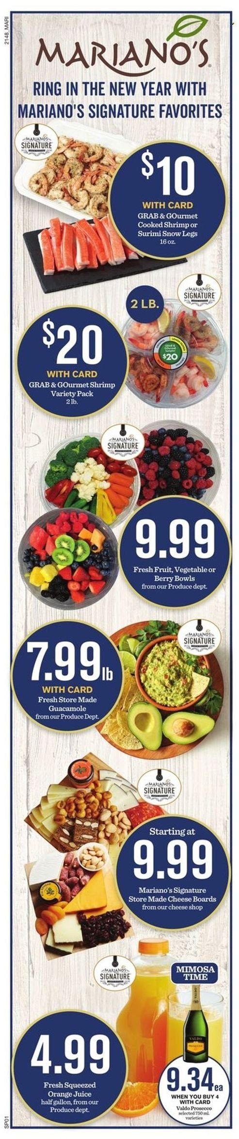 Mariano’s (IL) Weekly Ad Flyer December 29 to January 5