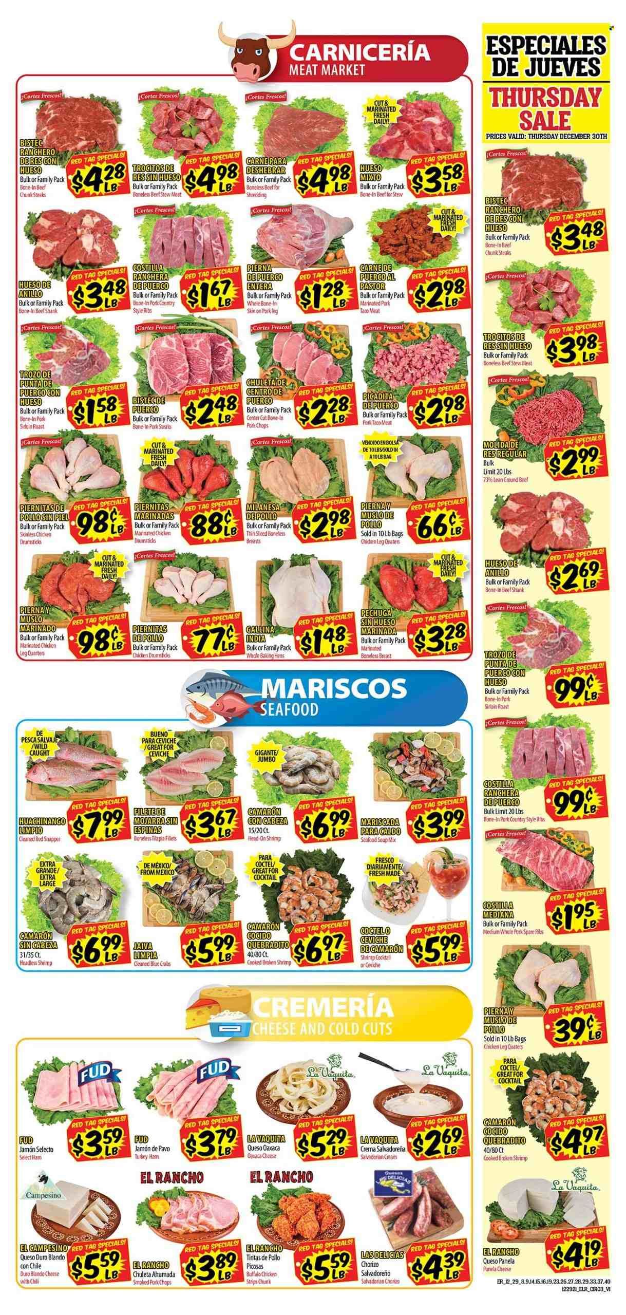 El Rancho (TX) Weekly Ad Flyer December 30 to January 6