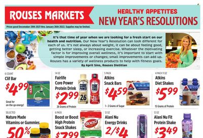 Rouses Markets (AL, LA, MS) Weekly Ad Flyer December 30 to January 6