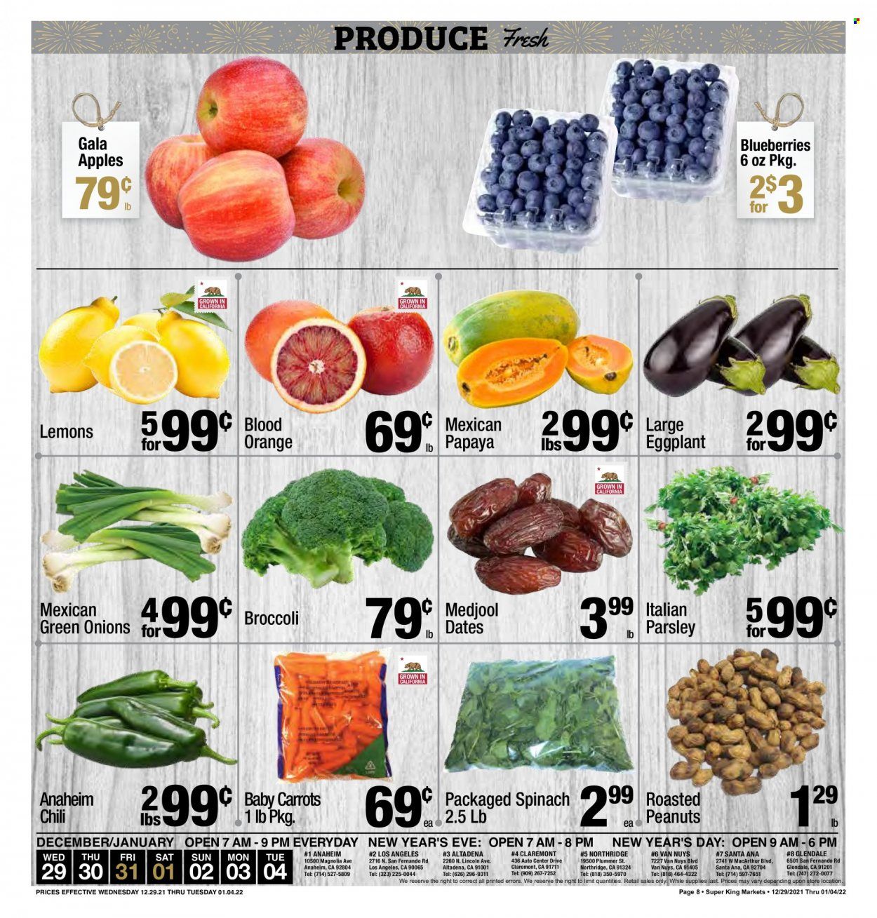 Super King Markets (CA) Weekly Ad Flyer December 30 to January 6