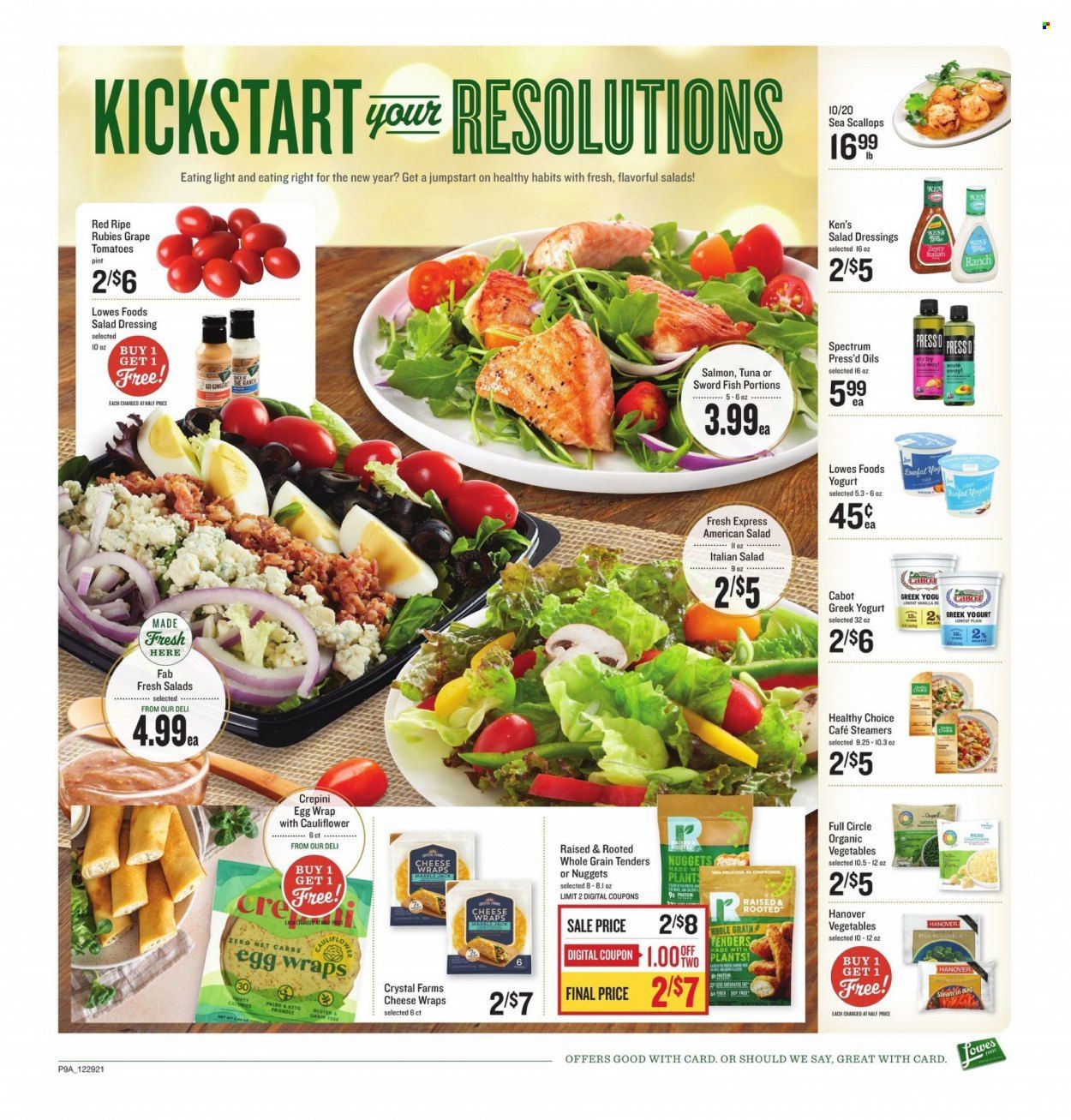 Lowes Foods (NC, SC) Weekly Ad Flyer December 30 to January 6