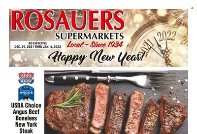 Rosauers (ID, MT, OR, WA) Weekly Ad Flyer December 30 to January 6