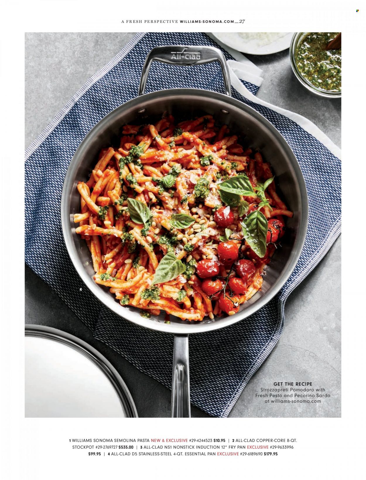 Williams-Sonoma Weekly Ad Flyer December 30 to January 6