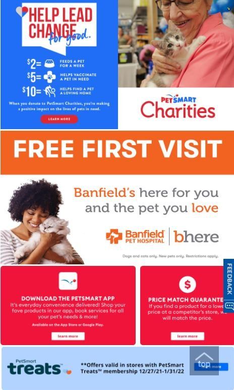 PetSmart Weekly Ad Flyer December 30 to January 6