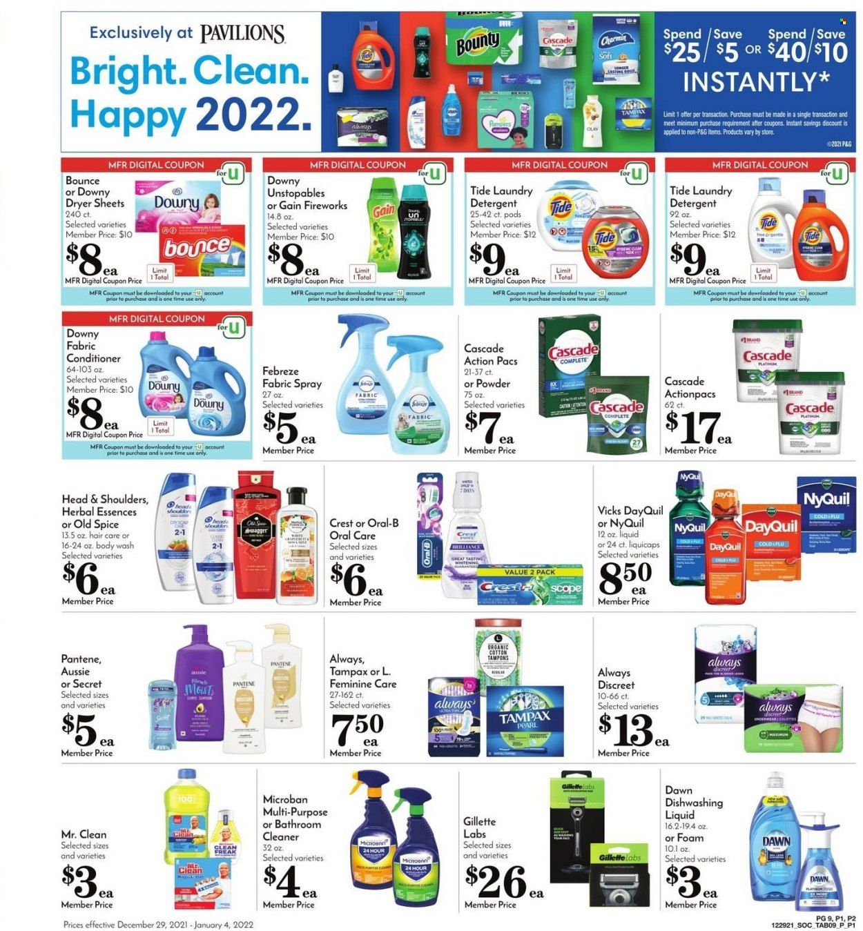 Pavilions (CA) Weekly Ad Flyer December 30 to January 6